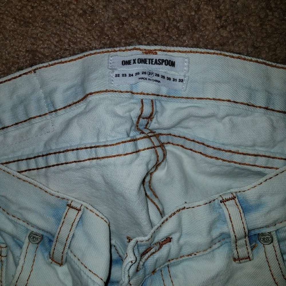 OneXTeaspoon cropped denim